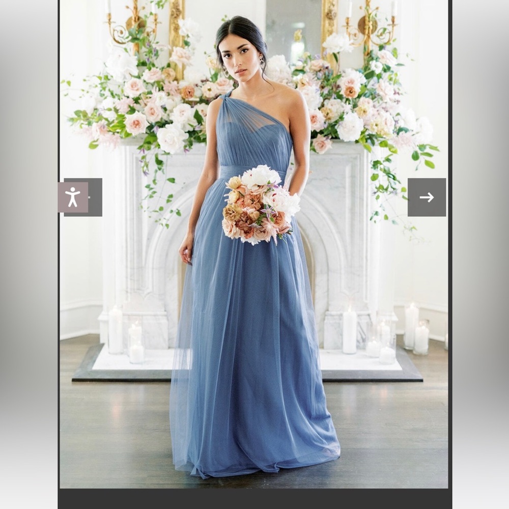 Revelry formal dress (color: dusty blue)
